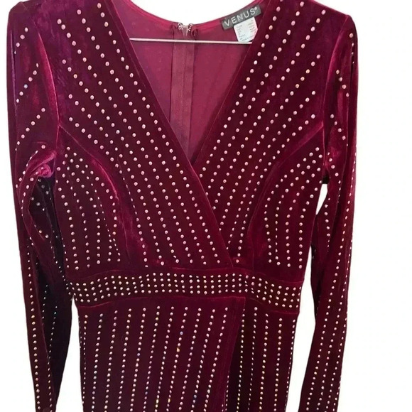 BRAND NEW - Velvet and sequin NEW YEARS party dress -Sz M - Picture 4 of 8